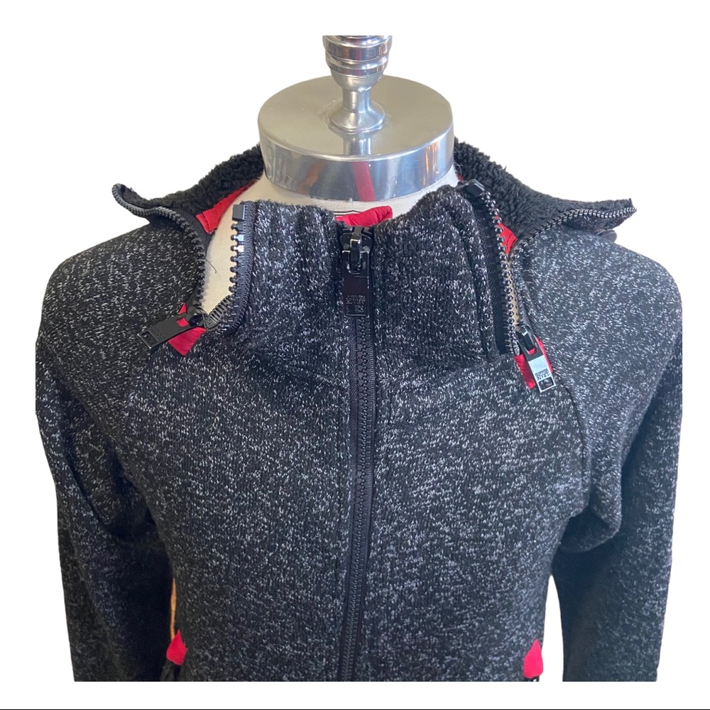 Copper Rivet Zip-up Sweatshirt - Picture 5 of 12